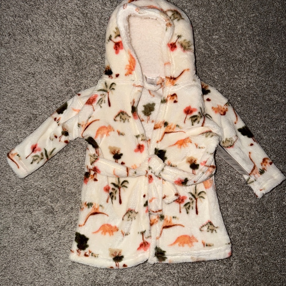 Dinosaur bath robe